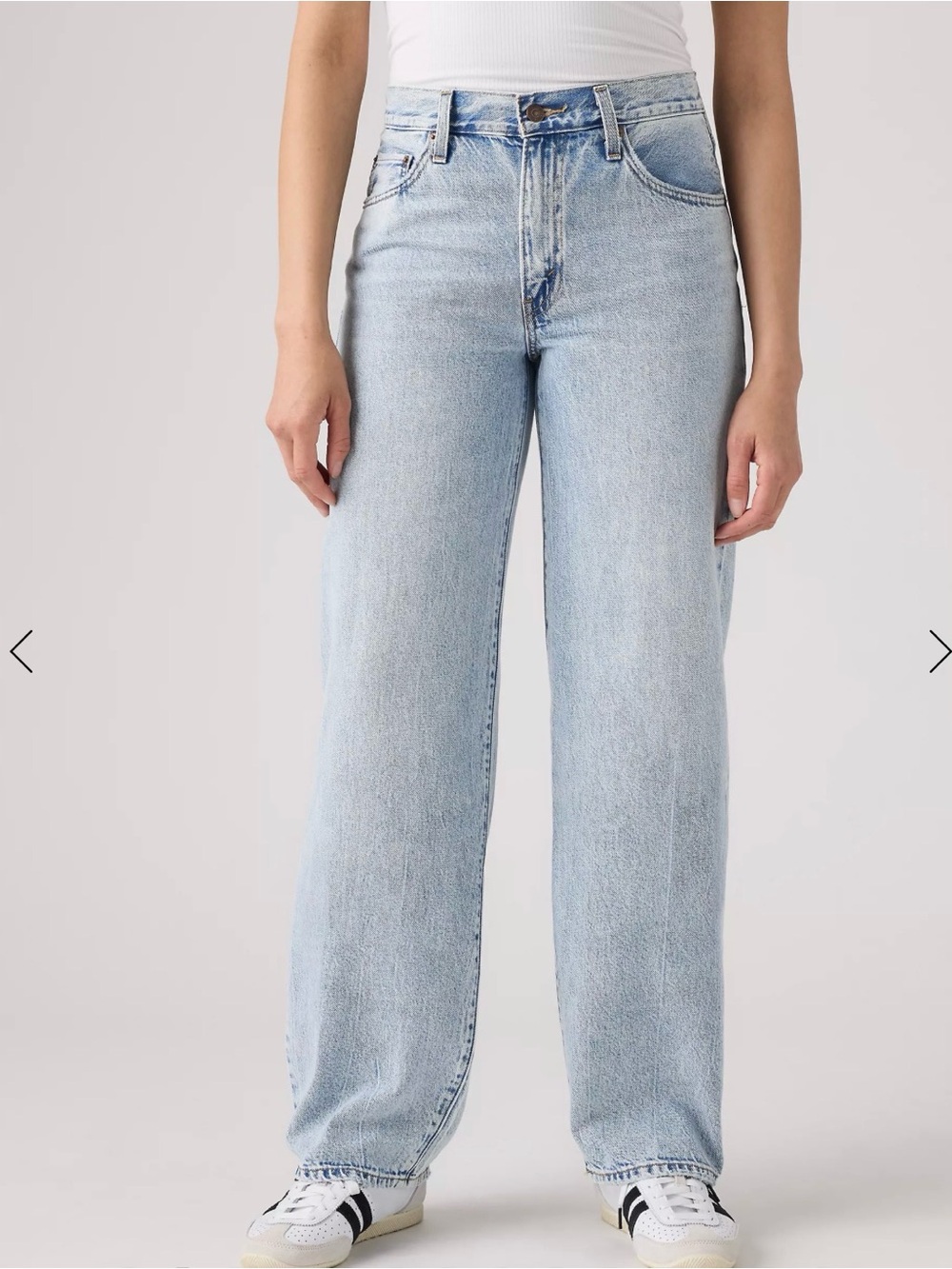 Levi's Light Blue Wide Leg Jeans - High Rise Flare